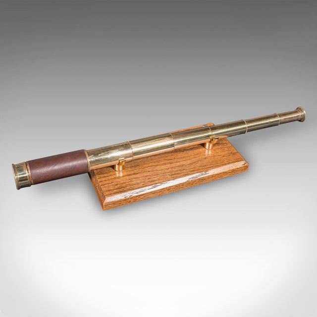Mid 19th Century Small Antique 6 Draw Pocket Telescope, English, Travel, Baker, London, Victorian For Sale - Image 5 of 10