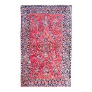 Early 20th Century Persian Kashan Rug For Sale