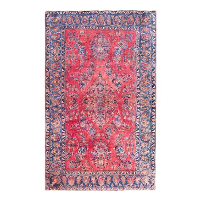 Early 20th Century Persian Kashan Rug For Sale