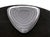 Postmodern Triangular Glass Centerpiece by Angelo Mangiarotti for Cristallerie Colle, 1990s For Sale - Image 3 of 5