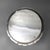 Late 19th Century Large Antique Silver Plate Round Serving Tray With Grape & Leaf Border C1890 For Sale - Image 5 of 6