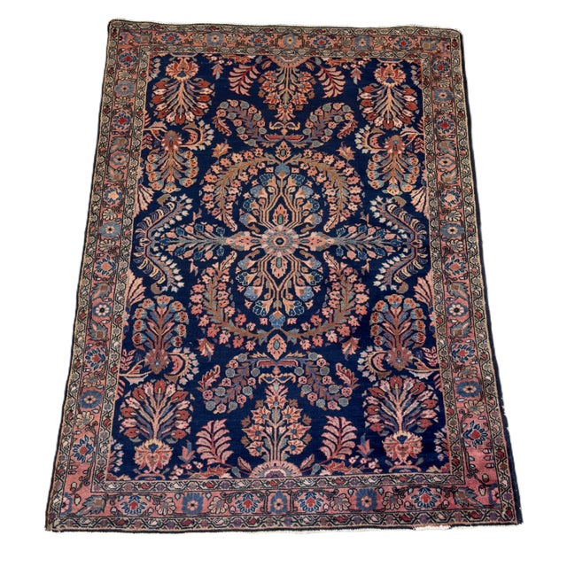 Sauruk Floral Medallion Rug by Ignoto for Ignoto For Sale - Image 11 of 11