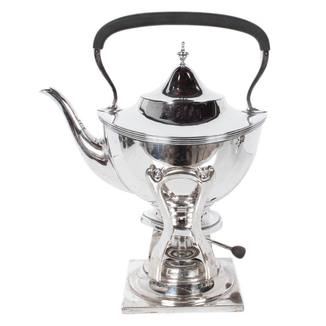 Antique American Art Deco Sterling Silver Tea Coffee Service Richard Dimes 1925 For Sale In Portland, OR - Image 6 of 12