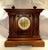 Brown Antique German Mantel Clock For Sale - Image 8 of 10
