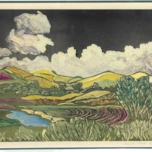 This beautiful vintage watercolor painting by Ann Hogle is the perfect addition to any art collection. Expertly crafted,...