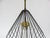 Mid-Century Modern String Pendant Lamp in Glass and Brass, 1950s For Sale - Image 10 of 18