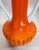 White Stunning Vintage Empoli Cased Glass Vase, Applied White Glass Handles For Sale - Image 8 of 11