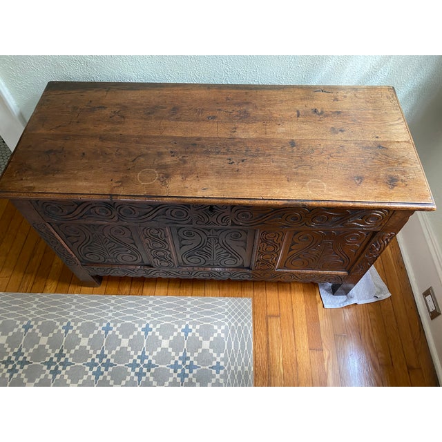 Jacobean Antique Jacobean Walnut Chest For Sale - Image 3 of 10