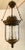 1940s Patinated Bronze With Hand Blown Glass Lantern For Sale - Image 10 of 10