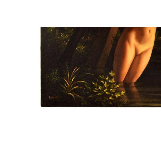 Living Caryatids - Original Oil Painting by Marco Rossati - 1985 ca. 1985 ca. For Sale - Image 3 of 5