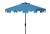 Not Yet Made - Made To Order Outdoor UV Resistant Zimmerman 9 ft Crank Market Push Button Tilt Umbrella With Flap - Pacific Blue For Sale - Image 5 of 5