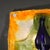 Mid-Century Hand-Blown Amber, Green & Blue Murano Glass Sconces by Mazzega For Sale In New York - Image 6 of 18