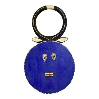 Life Size African Baule Goli Ceremonial Mask I Coast 73" H For Sale
