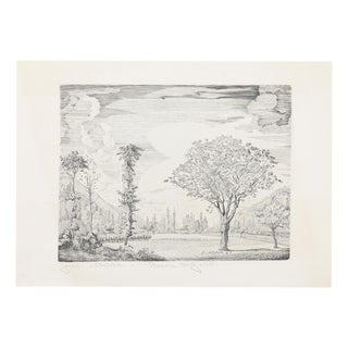 Jean Adam, Landscape, 1967, Lithograph For Sale