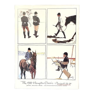 Rare Hampton Classic Original Poster 1987 For Sale