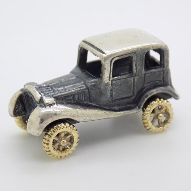 Vintage Italian Sterling Silver 925 Classic Car, 1980s For Sale - Image 14 of 14