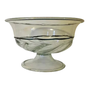 Large Antique 19th Century Italian Murano Glass Compot