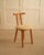 1970s Vintage Italian Chairs in Wood and Velvet, 1970s, Set of 6 For Sale - Image 5 of 11