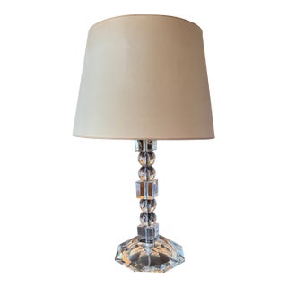 Vintage Excelsior Lucite Geometric Table Lamp For Sale