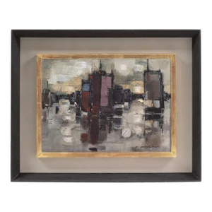 'Abstracted Cityscape' by Max Gunther, 1958, Ex-David Rockefeller Collection, Rome, Paris, Benezit