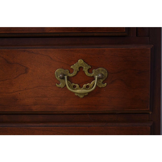 Wright Table Co Cherry Secretary Desk For Sale - Image 13 of 18