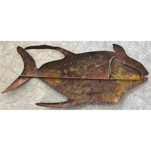 1990s Copper Fish Wall Art Chairish