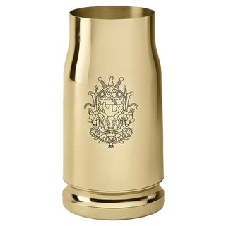 Nowhere Vase in Polished Brass by Studio Job For Sale