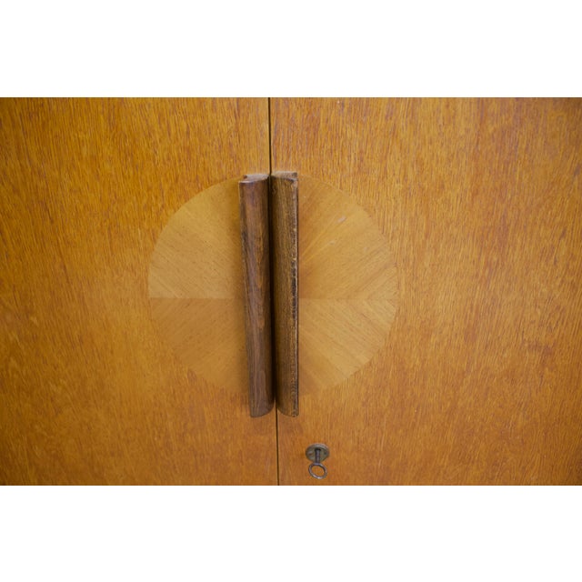 Art Deco Oak Compact Wardrobe, 1930s For Sale - Image 6 of 10