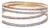 Diamond Vermeil Bangle Bracelet For Sale