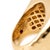 Gold Roberto Coin Martellato 18k Yellow Gold Hammered Dome Ruby Cocktail Ring, Size 6.5 For Sale - Image 8 of 9