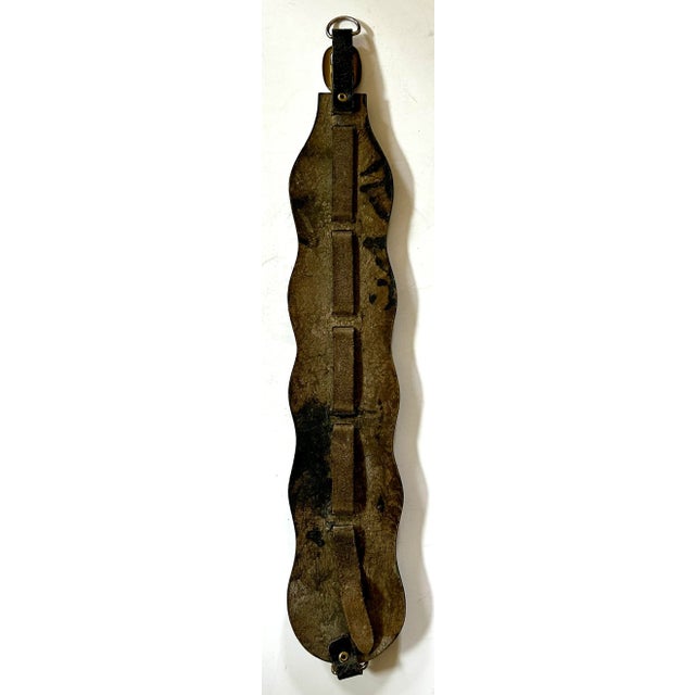 Metal English Martingale Dereham Leather Horse Strap With 5 Horse Brasses For Sale - Image 7 of 7