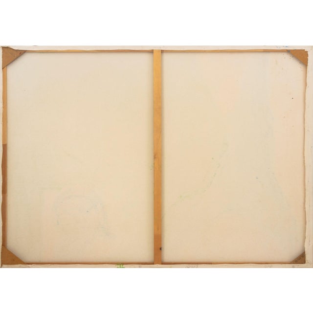 Kelly Green Jack Roth Rope Dancer Series Acrylic on Canvas For Sale - Image 8 of 10