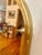 Italian Carved Wood/Gold Finish Arched Full Length Mirror For Sale - Image 4 of 4