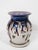 Contemporary Signed Studio Pottery Pierced Luminary Candle Holder With Matching Dish For Sale - Image 3 of 13
