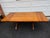 Vintage Cushman Colonial Creations Farmhouse Style Solid Maple Sawbuck Table With Trestle Base With 2 Leaves For Sale - Image 4 of 17