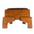 Antique 1920s Handmade Oak Wood Spanish Colonial Revival Arts & Crafts Footstool W/ Hand-Knotted Rug Seat For Sale - Image 12 of 17