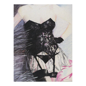 1984 Vintage French Fashion Art Lingerie Print