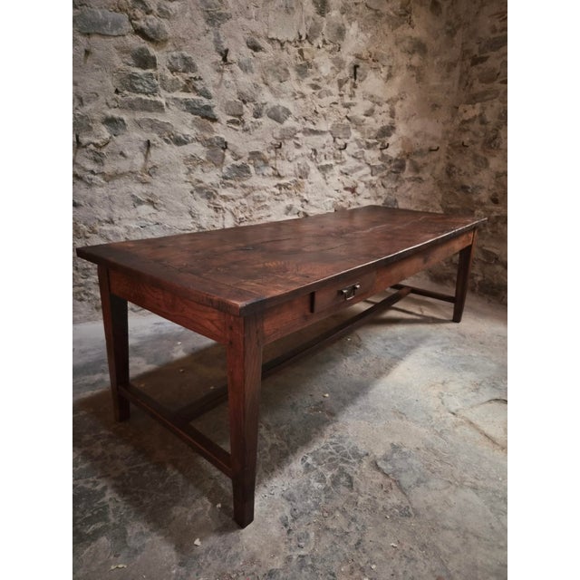 Rustic Antique French Farmhouse Table, 1780 For Sale - Image 3 of 18