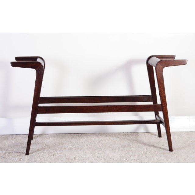 Mid-Century Modern Oak Flower Stand from ÚLUV/Krásná Jizba, 1950s For Sale - Image 17 of 18