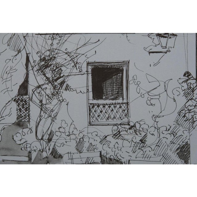 Camille Hilaire, Façade d'une maison, Lithograph For Sale - Image 6 of 8