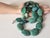 Metal Vintage Arizona Chrysocolla Statement Necklace Believed to Be Native American, Sterling Silver Clasp, Southwestern Jewelry For Sale - Image 7 of 9