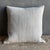 Creamy white hemp rug pillow with original seams. Soft hand, linen blend backing with zipper closure. Spot cleaning is...