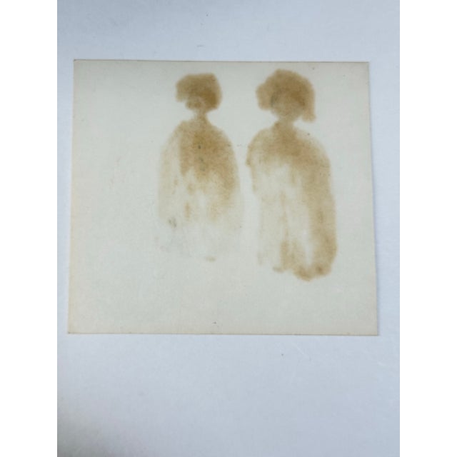 Ree Brown Gouache Painting of Two Choir Girls 1992 For Sale In Seattle - Image 6 of 6