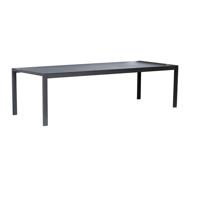 Restoration Hardware Vintage Restoration Hardware Outdoor Aluminum Table For Sale - Image 4 of 10