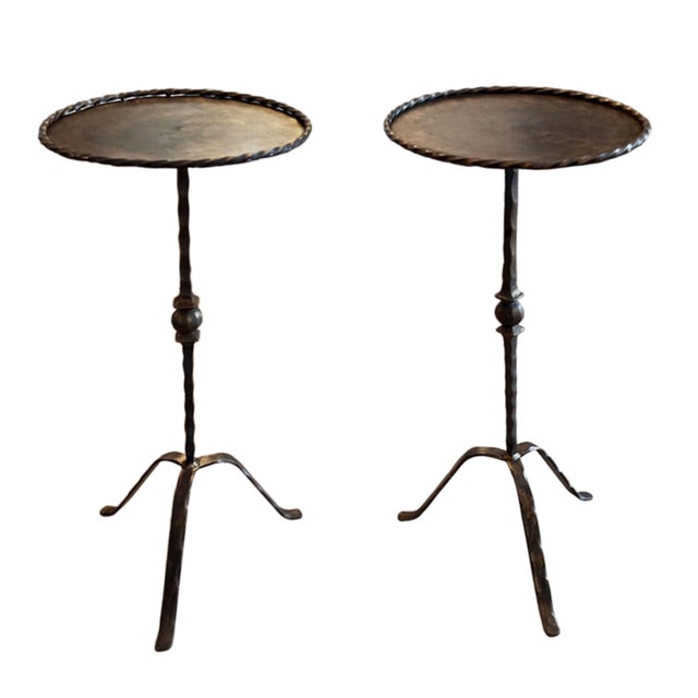Vintage Decorative Martini Tables, 1980s, Set of 2 For Sale - Image 6 of 6