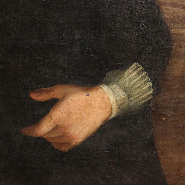 Italian School Artist, Portrait of a Prelate, Late 18th Century, Oil Painting on Canvas, Framed For Sale - Image 6 of 13