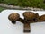 Mexican Vintage Mexican Hand-Forged Iron Five-Light Candelabra With Crackle Gilt Finish For Sale - Image 3 of 12
