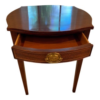 1980s Kindel Mahogany Side Table From Their Winterthur Reproduction Collection For Sale