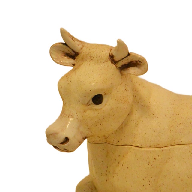This impressive, large-scale cow tureen by Maitland-Smith is a standout piece of artisan decor. Crafted with a unique...