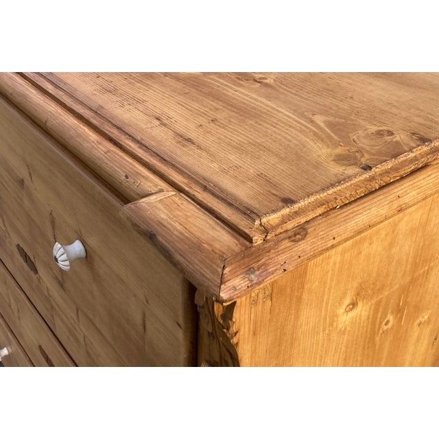 Pine Chest of Four Drawers For Sale In Baltimore - Image 6 of 13